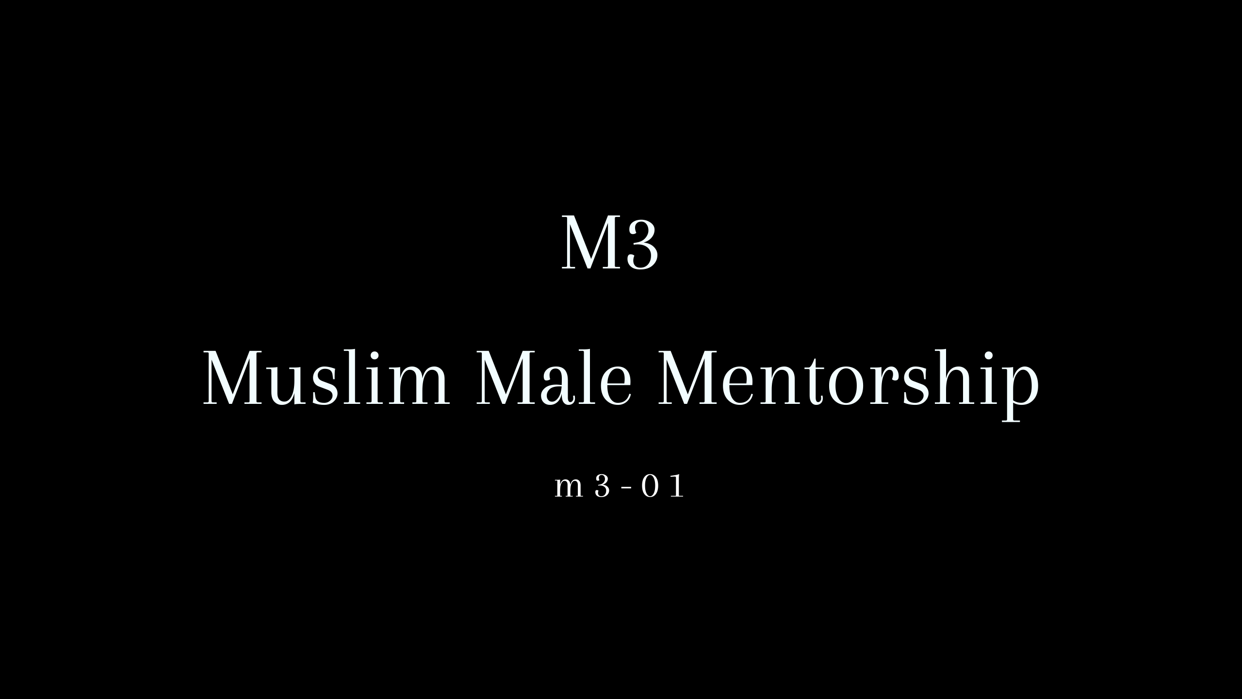 ﻿The Muslimah Girl Talk 01